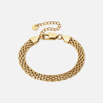 Selene bracelet 18K Gold Plated 6mm