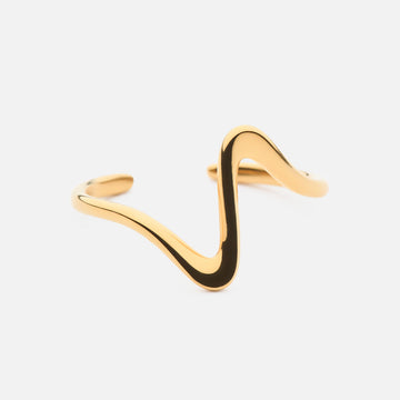 Nova Ring Justerbar 18K Guldbelagt - Josephine Nord