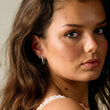 Astra Hoops Earrings 12/15/18mm Silver Colored