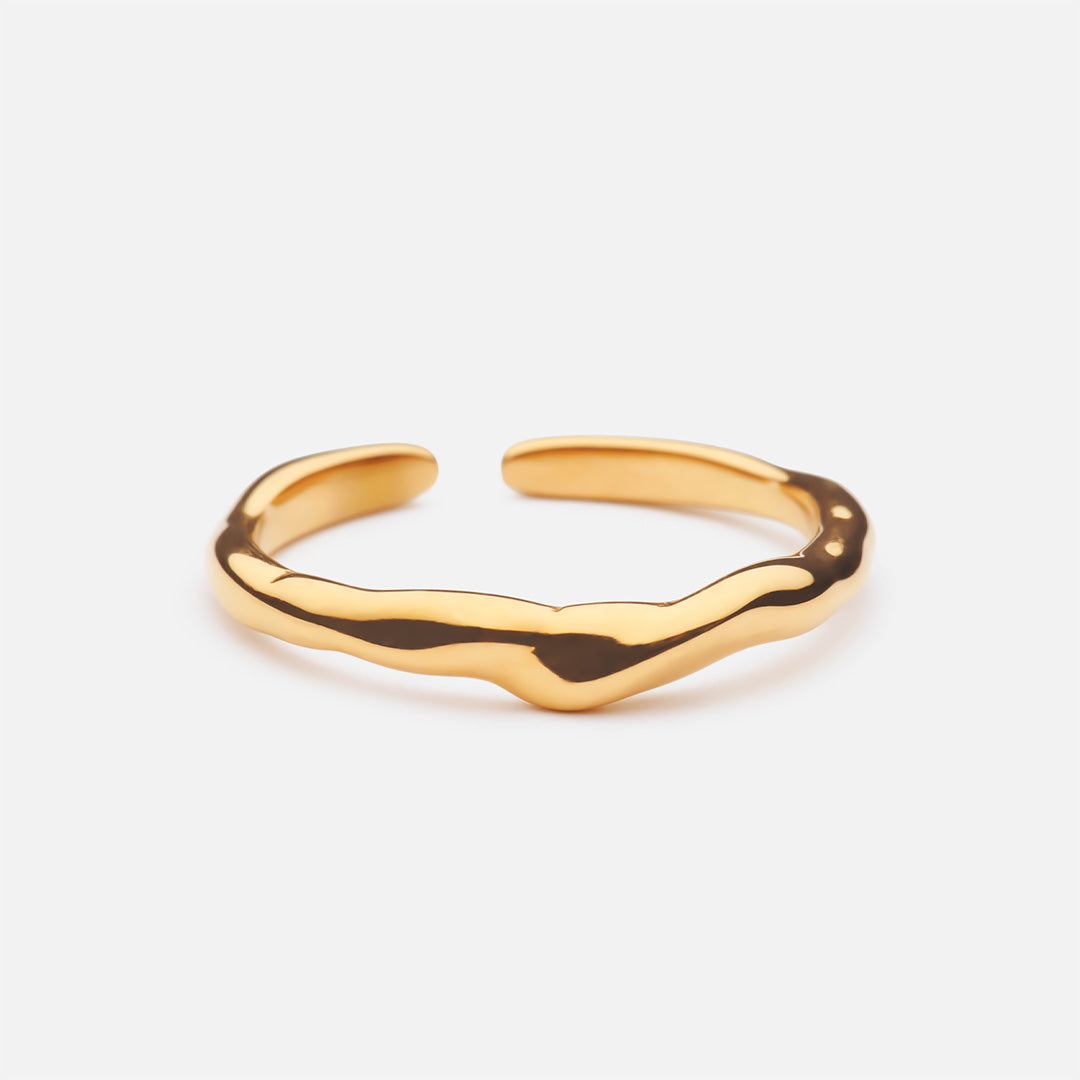 Mom Ring Adjustable 18K Gold Plated