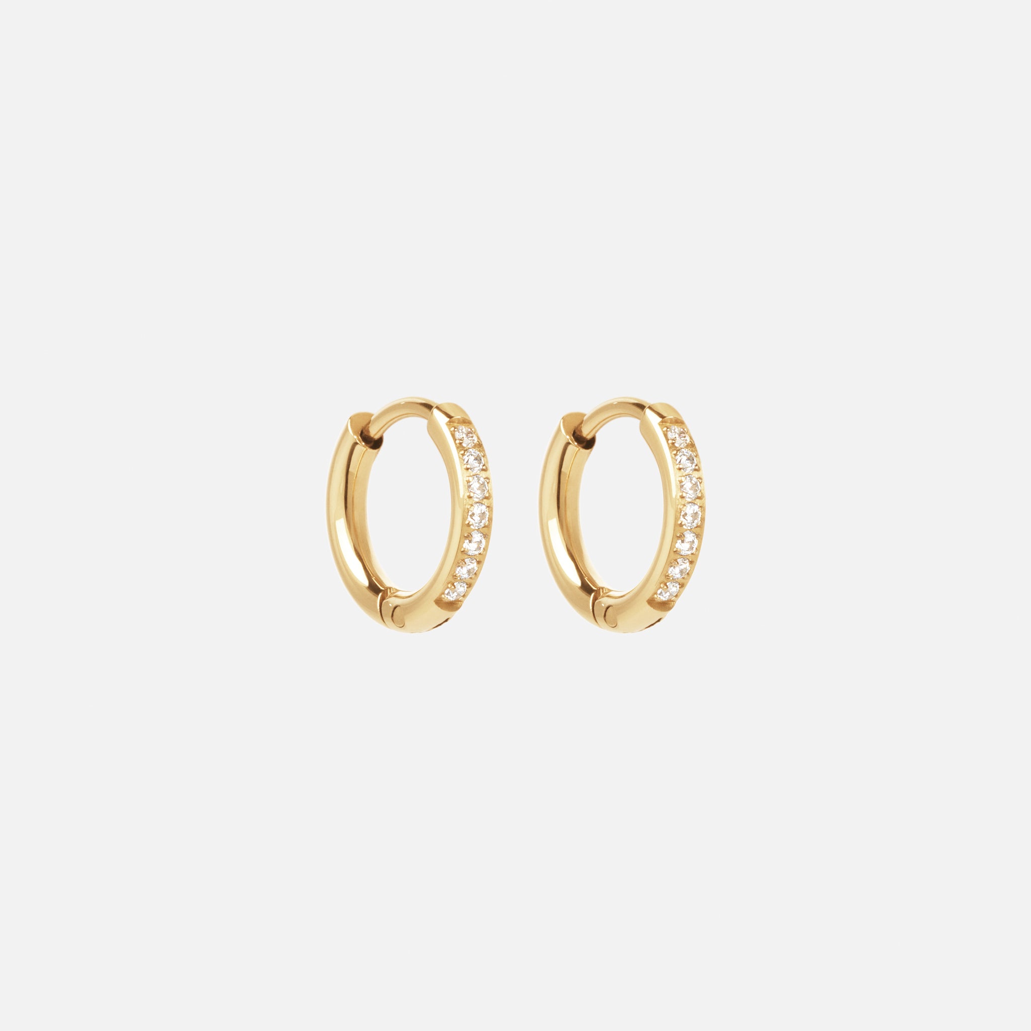 Zircon earrings 18K Gold Plated
