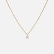 Ice Drop Zircon Necklace 18K Gold Plated
