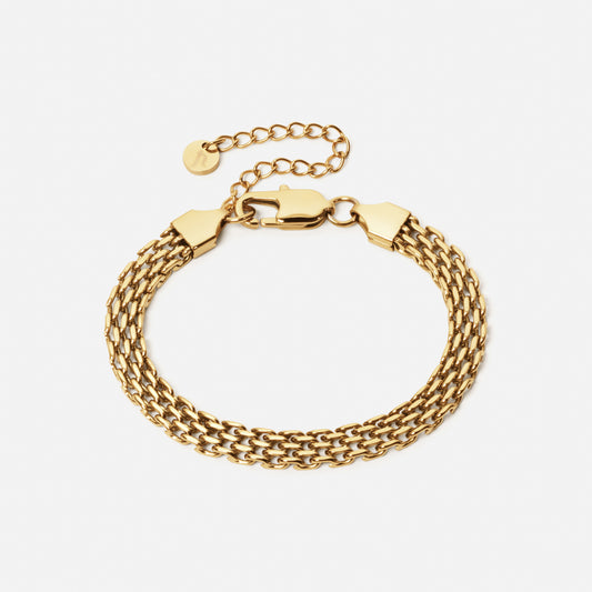 Selene bracelet 18K Gold Plated 6mm
