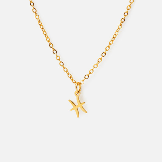 Zodiac Necklace 18K Gold Plated