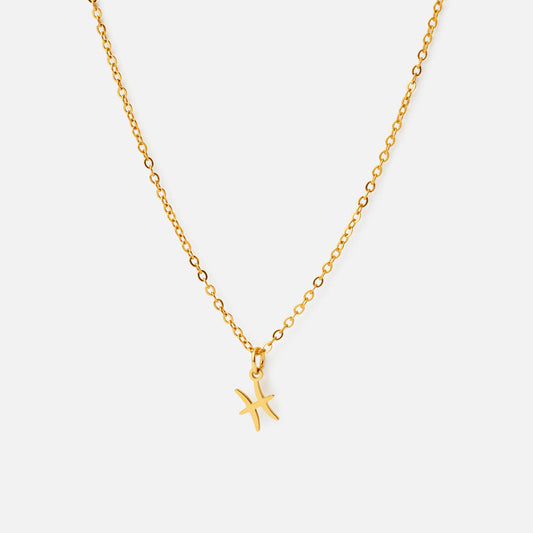 Zodiac Necklace 18K Gold Plated