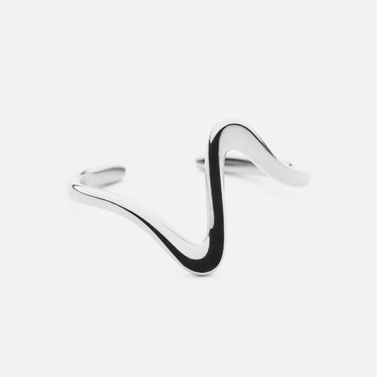 Nova Ring Adjustable Silver Colored