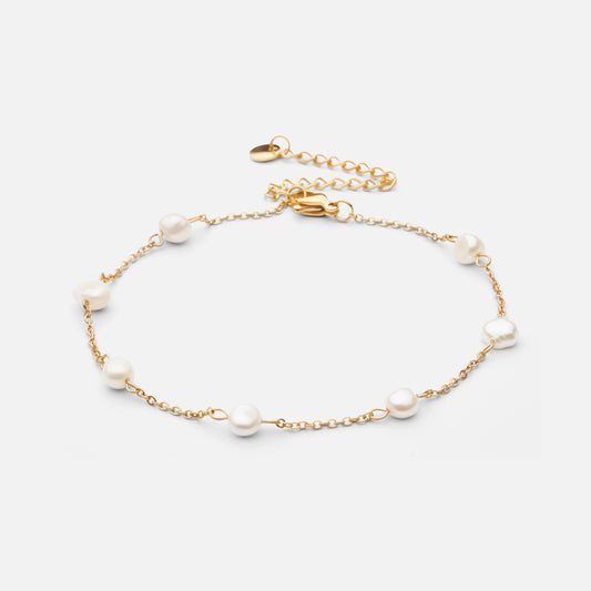 Dot Pearl Bracelet Freshwater pearls 18K Gold Plated