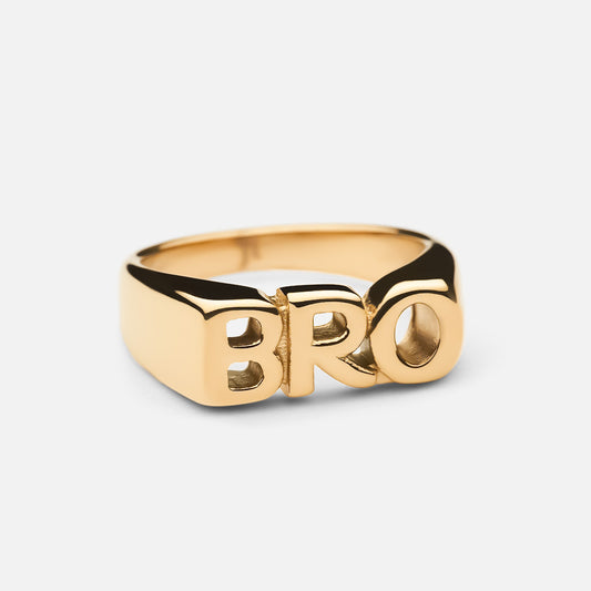 BRO Ring 18K Gold Plated