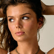 Astra Oval Hoops Earrings 18K Gold Plated