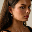 Melted Pearl Drop Earrings 18K Gold Plated