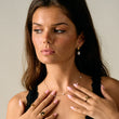 Melted Pearl Drop Earrings 18K Gold Plated