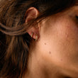 Zircon earrings 18K Gold Plated