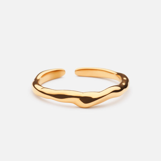 Mom Ring Adjustable 18K Gold Plated