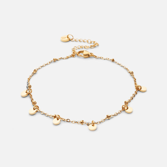 Drops ankle chain 18K Gold Plated