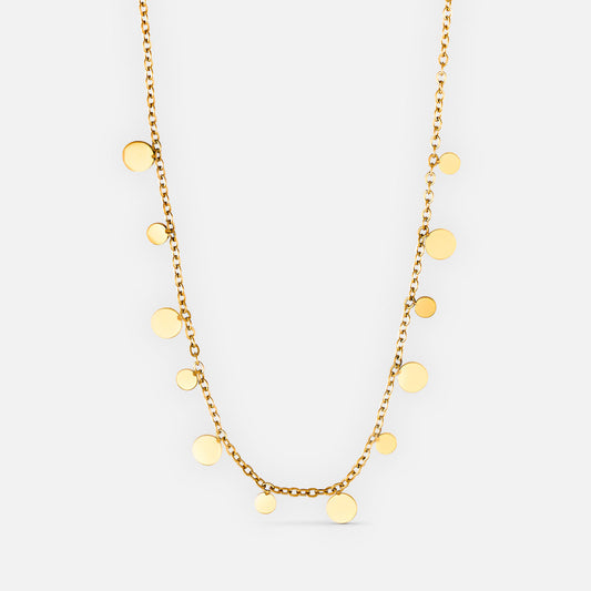 Drops Necklace 18K Gold Plated