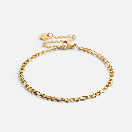 Figaro bracelet 18K Gold Plated