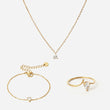 Ice Drop Zircon Ring + Bracelet + Necklace