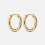 Meteor Hoops earrings 18K Gold Plated