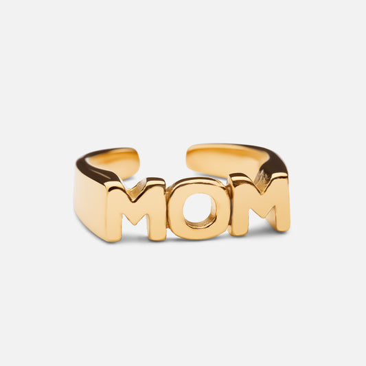 Mom Ring Adjustable 18K Gold Plated