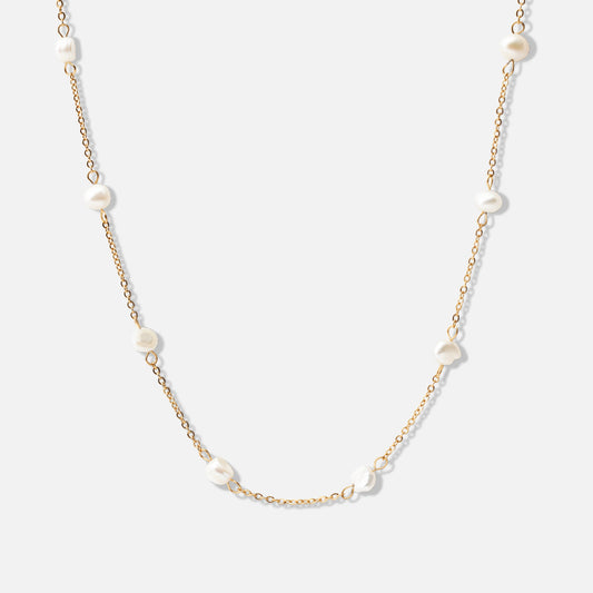 Sun Pearl Necklace Freshwater pearls 18K Gold Plated (copy)