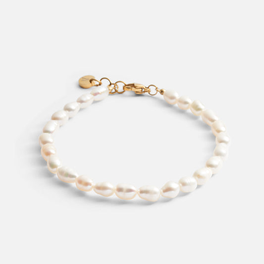Pearl bracelets with freshwater pearls 18K Gold Plated