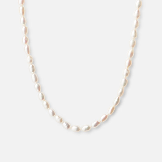 Pearl Necklace Freshwater Pearls 18K Gold Plated