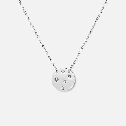 Dreams Star Necklace Silver Colored