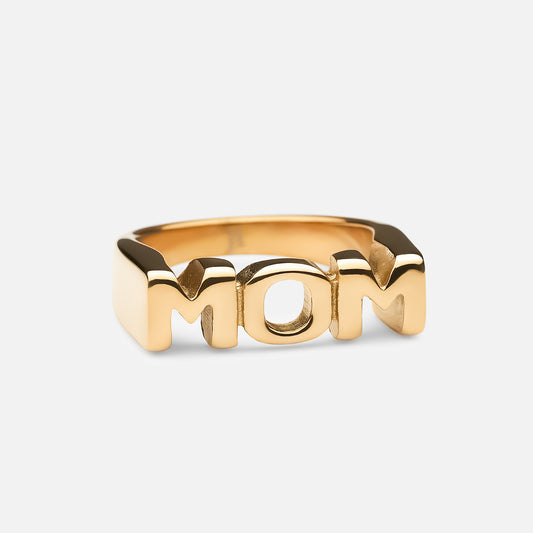 Mom Ring 18K Gold Plated