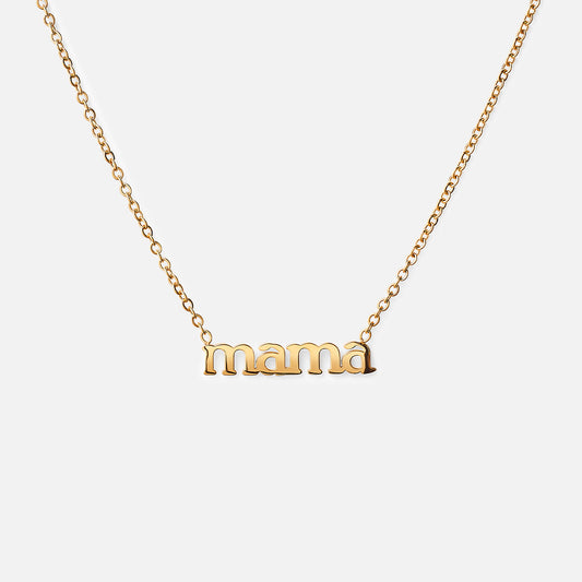 Mama necklace 18K Gold Plated