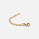 Jewelry extension 18K Gold Plated 5cm